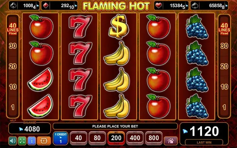 Flaming Hot: klassisk fruktautomat fra EGT